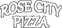 Rose City Pizza White Logo